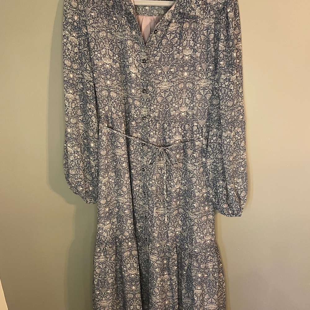 Navy MIDI Dress